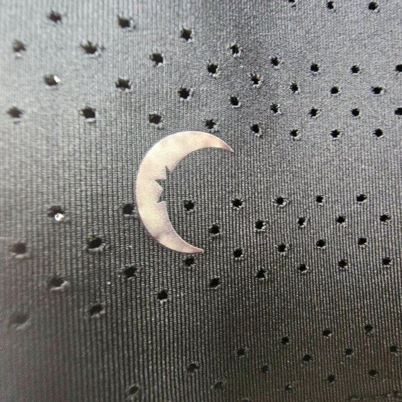 Zyia Active Perforated Lightweight Breathable Mesh Black Tank Top, M - Picture 6 of 8